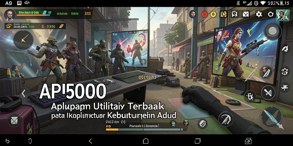 Screenshot utama aplikasi API5000 menampilkan antarmuka pengelolaan tugas yang intuitif.