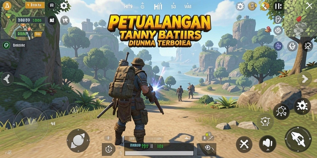 Gameplay HIT9 yang menakjubkan di dunia terbuka.