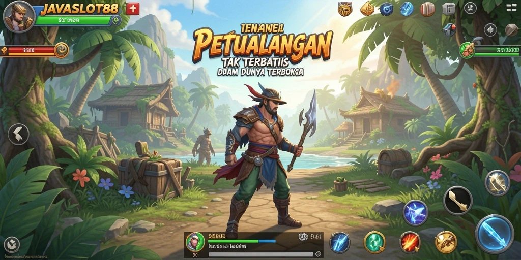 Tampilan gameplay <strong>JAVASLOT88</strong> yang menakjubkan dalam dunia terbuka.
