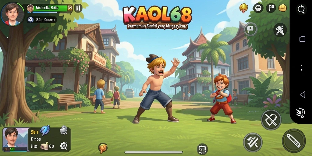 Tangkapan layar KAOL68 menampilkan gameplay santai dan menyenangkan.