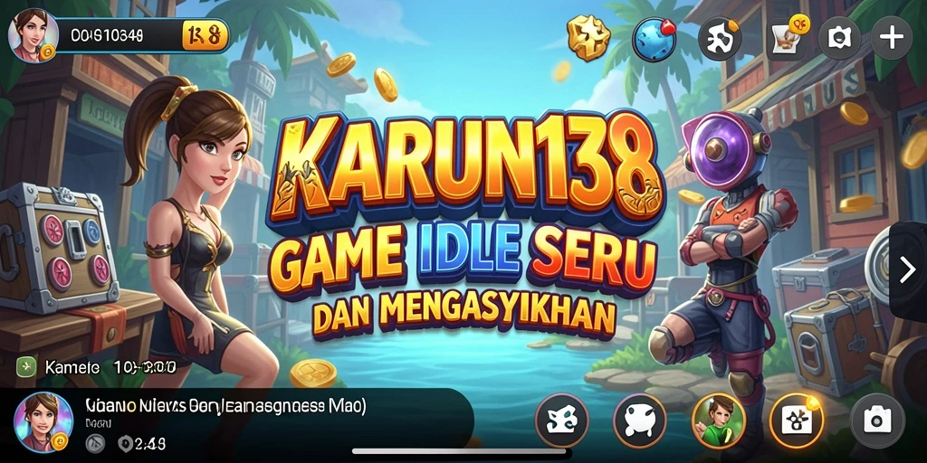 Screenshot menampilkan gameplay seru dari KARUN138 dalam genre Idle.