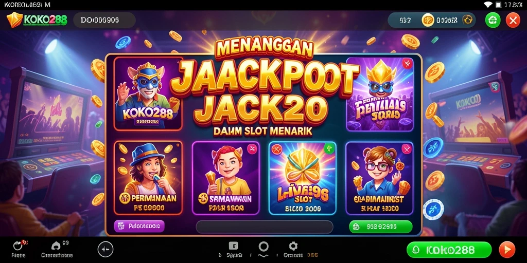 Screenshot gameplay KOKO288 menampilkan keseruan permainan slot yang interaktif.