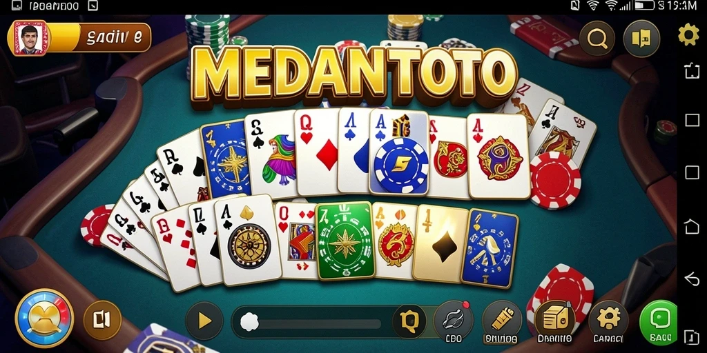 Gameplay seru dari MEDANTOTO dengan suasana kompetitif Domino.