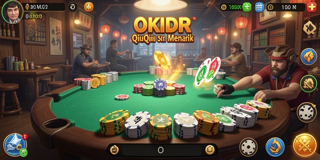 Tampilan gameplay QiuQiu yang seru dan penuh aksi.