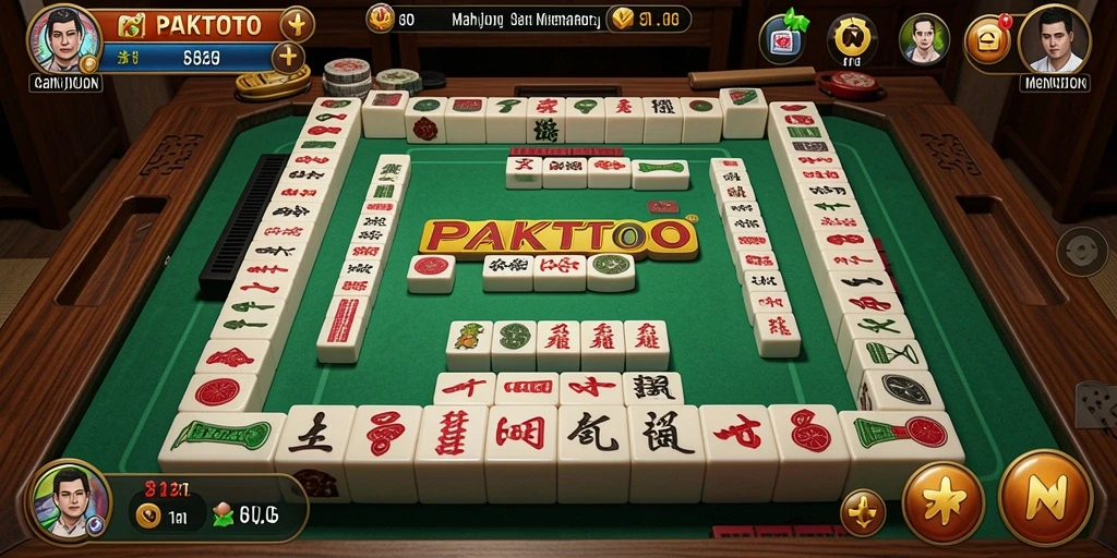 Gameplay menarik PAKTOTO dengan grafik Mahjong yang menawan.