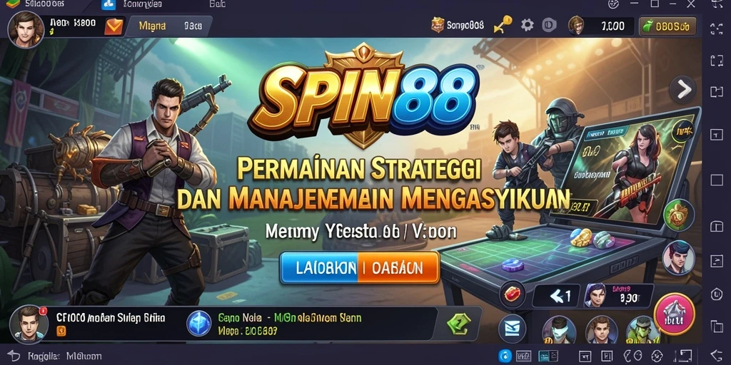 Screenshot gameplay SPIN88 yang menunjukkan aksi pertempuran seru.